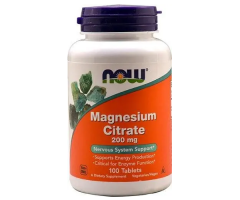 Цитрат магнію NOW Foods (Magnesium Citrate) 200 мг