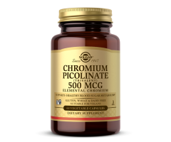 Хром піколінат Solgar (Chromium picolinate) 500 мкг