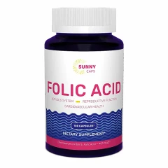 Фолієва кислота Sunny Caps (Folic Acid Powerful) 400 мкг 100 капсул