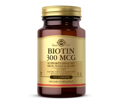 Біотин (Biotin) Solgar 300 мкг 100 таблеток