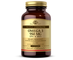 Омега-3 Solgar потрійної сили (Omega 3 Triple Strength) 950 мг