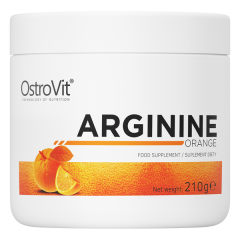 Аргінін Ostrovit (L-Arginine) 210 г зі смаком апельсину