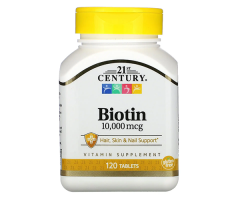 Біотин 21st Century (Biotin) 10000 мкг 120 таблеток