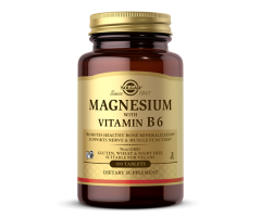 Магній із вітаміном В6 Solgar (Magnesium Vitamin B6) 133.3 мг/8.3 мг