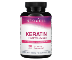 Колаген та кератин об'єм волосся NeoCell (Keratin hair volumizer) 60 капсул